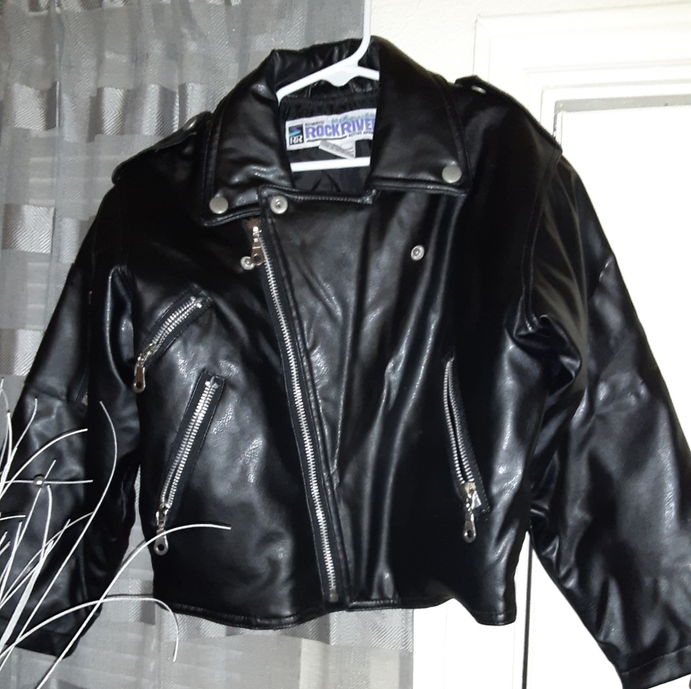 BOY'S MOTORCYCLE LOOK JACKET BY ROCK RIVER - Picture 3 of 3